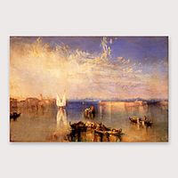 Oil Painting Hand Painted Horizontal Abstract Modern Stretched Canvas miniinthebox - thumbnail