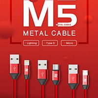 USB C Cable High Speed Quick Charge 2 A 1.0m(3Ft) PVC(PolyVinyl Chloride) Nylon Aluminium Alloy For Samsung Xiaomi Huawei Phone Accessory miniinthebox - thumbnail