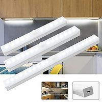 21CM Kitchen LED Bulb PIR Motion Sensor Wireless Wall Lamp Rechargeable LED Cabinet Light for Wardrobe Stair Cupboard Bed Light miniinthebox - thumbnail