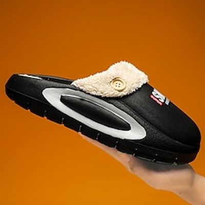 Men's Clogs Mules Slippers Warm Slippers Plush Slippers Memory Foam Slippers Winter Shoes Fleece lined Walking Casual Home Daily EVA Warm Height Increasing Loafer Black White Fall Winter Lightinthebox Men's Clogs Mules Slippers Warm Slippers Plush Slippers Memory Foam Slippers Winter Shoes Fleece lined Walking Casual Home Daily EVA Warm Height Increasing Loafer Black White Fall Winter Lightinthebox