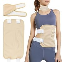 1Pc Castor Oil Set For Waist And Neck, Castor Oil Pack With Adjustable Straps And Pockets, Reusable Castor Oil Pack For Liver Detox, Constipation Lightinthebox - thumbnail