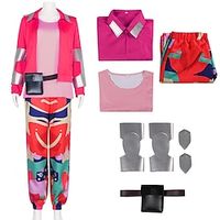 Weird Doll Workout Outfits Crazy Doll Women's Movie Cosplay Costumes Hot Pink Carnival Party Casual Daily Lightinthebox - thumbnail