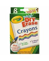 Crayola 8 ct. Dry-Erase Crayons, Large Size