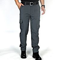 Men's Hunting Pants Wearproof Back Pocket Wear Resistance Spring Summer Solid Colored Cotton Pants  Trousers for Fishing Hiking Outdoor Exercise Black Grey Khaki S M L XL XXL Lightinthebox - thumbnail