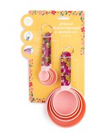 Core Measuring Cups With Pink Floral Handles Set of 8