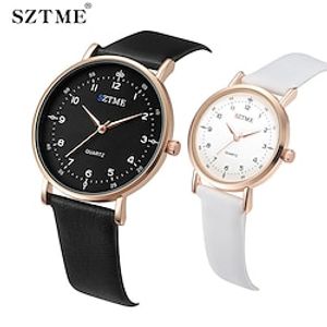 Fashion Quartz Watch for Men Women Couples Watch Luxury  Emboss Dial Couples Dress Wristwatch Waterproof Original Wrist Clock Valentine Gift miniinthebox