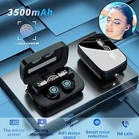 Bluetooth Gaming Headset TWS in-Ear HeadsetStereo Independent Dual-Host Wireless HeadsetCharging Compartment Mirror Screen Design miniinthebox - thumbnail