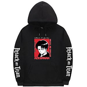 Inspired by Attack on Titan levi ackerman Anime Cartoon 100% Polyester Print Harajuku Graphic Kawaii Hoodie For Women's / Men's / Couple's miniinthebox