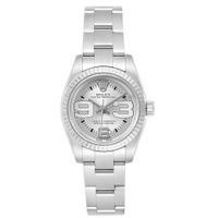 Nondate Steel White Gold Ladies Watch 176234 Box Card - thumbnail