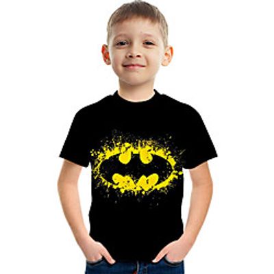 Kids Boys' T shirt Tee Short Sleeve Graphic Rainbow Children Tops Active 3-12 Years miniinthebox