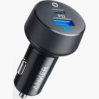 Anker PowerDrive PD 2 B2B-UN Black+Gray | 20W GaN Fast Car Charger with Foldable Plug - thumbnail