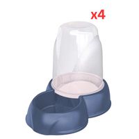 Georplast Eat & Drink Dispenser 1.6L - Navyblue (Pack of 4)