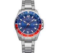 Kenneth Scott Men's Analog D.Blue Dial Watch - K22041-SBSN