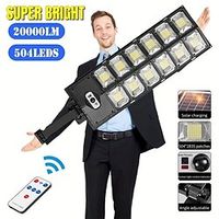 1 Pack Super Bright 504 LED Solar Light, Outdoor Street Light, Daylight 3 Modes, IPX68 Waterproof, Garden Lighting with Smart Motion Sensor Lightinthebox 1 Pack Super Bright 504 LED Solar Light, Outdoor Street Light, Daylight 3 Modes, IPX68 Waterproof, Garden Lighting with Smart Motion Sensor Lightinthebox
