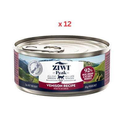 Ziwi Peak Venison Recipe Wet Cat Food 85G (Pack Of 12) Ziwi Peak Venison Recipe Wet Cat Food 85G (Pack Of 12)