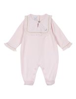 Emerized Cotton Romper - Pink Emerized Cotton Romper - Pink