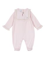 Emerized Cotton Romper - Pink - thumbnail