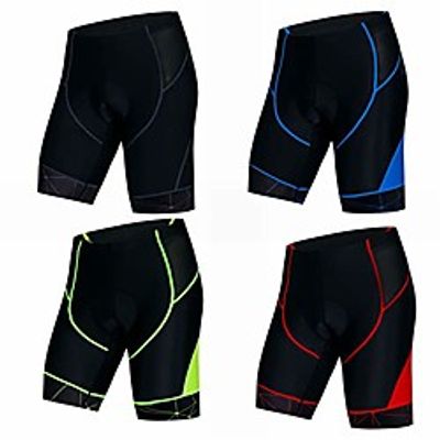 cycling shorts men bike shorts gel padded mtb bicycle shorts mountain road racing tights pants for male knicker summer riding cycle bottom clothing black l Lightinthebox