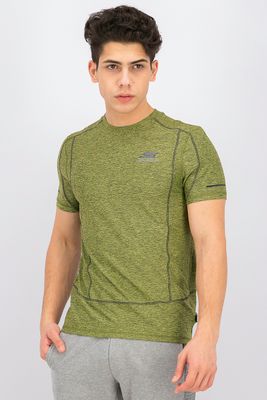 Mens 15K Short Sleeve Tee Green Mens 15K Short Sleeve Tee Green
