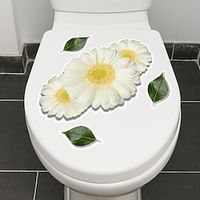 1pcs Flower Toilet Stickers Toilet Decoration Self-Adhesive Pvc Stickers Toilet Decoration Toilet Stickers Custom. Lightinthebox - thumbnail