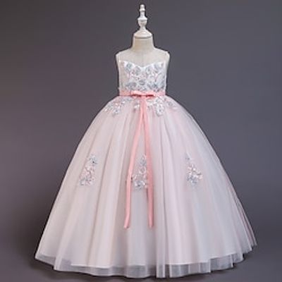 Kids Girls' Dress Party Dress Flower Sleeveless Performance Christening dress Embroidered Elegant Princess Polyester Midi Party Dress Summer Spring 2-13 Years Light Green Pink Blue Lightinthebox Kids Girls' Dress Party Dress Flower Sleeveless Performance Christening dress Embroidered Elegant Princess Polyester Midi Party Dress Summer Spring 2-13 Years Light Green Pink Blue Lightinthebox
