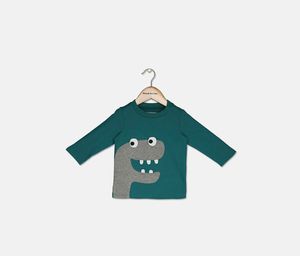 Baby Boys Cotton Dinosaur T-Shirt  Trailing Vine