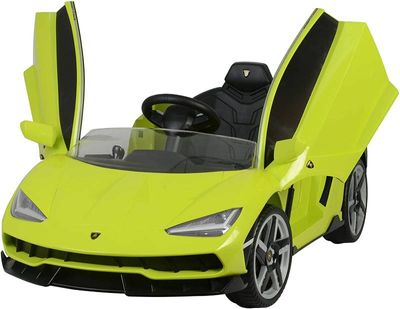 Megastar Ride On 12 V Licensed Lamborghini Centenario Licensed Kids Convertible Car - Green - MSR-LB6726RNJ