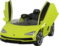 Megastar Ride On 12 V Licensed Lamborghini Centenario Licensed Kids Convertible Car - Green - LB6726RNJ (UAE Delivery Only)