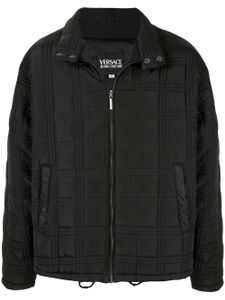 Versace Pre-Owned Medusa button zip up jacket - Black