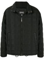 Versace Pre-Owned Medusa button zip up jacket - Black - thumbnail
