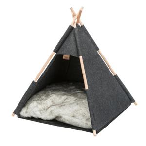 Trixie Tipi Cave Felt For Cats Anthracite 70X70X70Cm