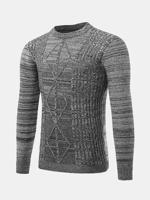 Mens Brief Style Jacquard Sweaters - thumbnail