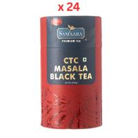 Samaara Premium Masala Tea Powder -250G -Jar Pack of 24