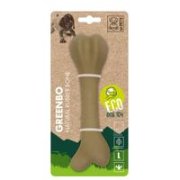 M-PETS Greenbo Natural Rubber Bone Dog Toy Large (Pack of 2)