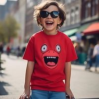 Boys 3D Cartoon Tee Shirt Short Sleeve 3D Print Summer Active Sports Fashion Polyester Kids 3-12 Years Crew Neck Outdoor Casual Daily Regular Fit Lightinthebox - thumbnail