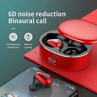 Original AI Control Tws Mini Wireless Bluetooth Headphone Waterproof Noise Cancelling Sports Headset Game Earphone Built-in Microphone Call miniinthebox