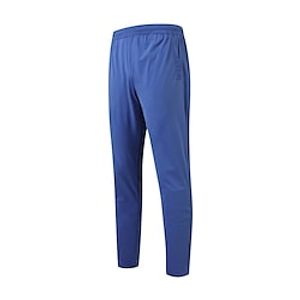 Men's Stylish Classic Style Sweatpants Trousers Elastic Waist Pants Sports Outdoor Casual Micro-elastic Solid Color Comfort Breathable Mid Waist Black Blue Gray Royal Blue M L XL XXL 3XL Lightinthebox