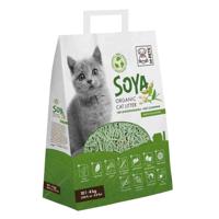 M-PETS Soya Organic Cat Litter Green Tea Scented 10 L - 100% Biodegradable (Pack of 2)