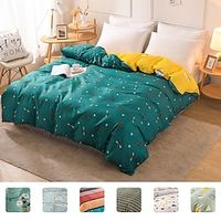 Bohemia Style Printed Bedding Set King Size Boho Vintage Boho Twill Duvet Cover and Pillowcases Soft Comfor Comforters Covers Lightinthebox - thumbnail