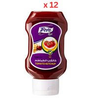 Treva Tomato Ketchup Sqz 340Gm - Carton of 12 Packs (UAE Delivery Only)