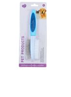 Pet King Double Sided Brush for Dogs and Cats - 23X6.5cm