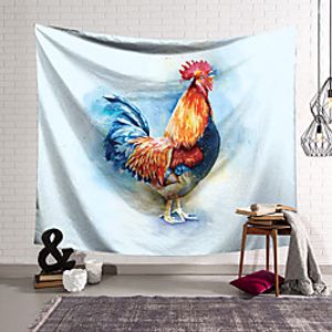Wall Tapestry Wall Hanging Tapestry Wall Carpet Wall Art Wall Decoration Tapestry Wall Decoration Beautiful Big Cock Pattern Tapestry Lightinthebox