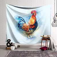 Wall Tapestry Wall Hanging Tapestry Wall Carpet Wall Art Wall Decoration Tapestry Wall Decoration Beautiful Big Cock Pattern Tapestry Lightinthebox - thumbnail