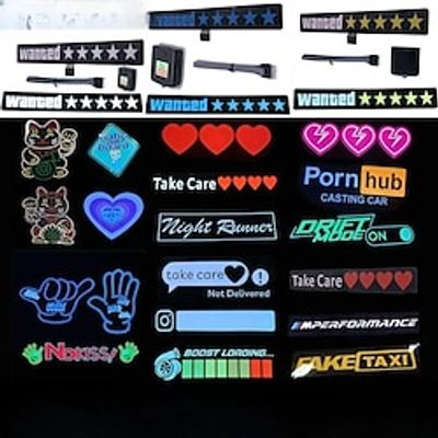 Windshield Wanted Car Lights, Electric LED Wanted Car Window Stickers Car Motorcycle Safety Signs Decorations Fashion LED Lightinthebox Windshield Wanted Car Lights, Electric LED Wanted Car Window Stickers Car Motorcycle Safety Signs Decorations Fashion LED Lightinthebox