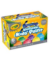 Crayola 6 Washable Metallic Kids'S Paint