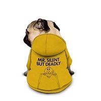 Dog Hoodie With Letter Print Text memes Funny Dog Sweaters for Large Dogs Dog Sweater Solid Soft Brushed Fleece Dog Clothes Dog Hoodie Sweatshirt with Pocket Lightinthebox - thumbnail