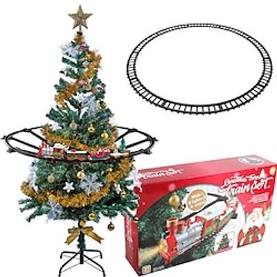 Christmas Train Simulated Small Train Electric Christmas Train Track Car With Music And Lighting Can Hang Christmas Trees Cross-border Toys New Lightinthebox
