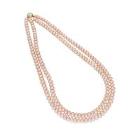 Sri Jagdamba Pearls Sajjni 2 Lines Button Pearl set - JPJUN-20-268