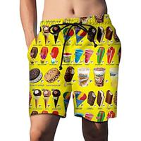 Shorts Cartoon Manga 3D Graphic Shorts For Men's Adults' 3D Print Vacation Casual Daily Lightinthebox