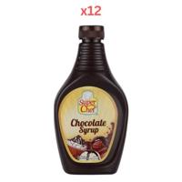 Super Chef Syrup Chocolate 624Gm (Pack Of 12)